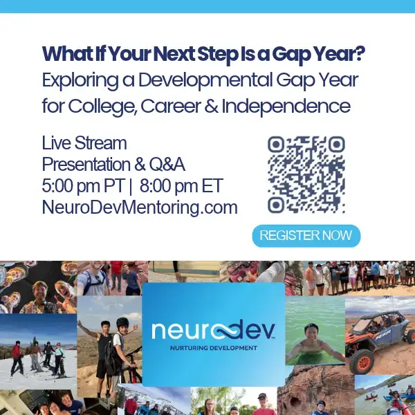 Gap Year Options for Autistic and ADHD Students: A Free Live Session for Families